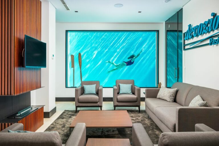 Basment living room window - Villa Elements - Luxury homes to rent in Marbella