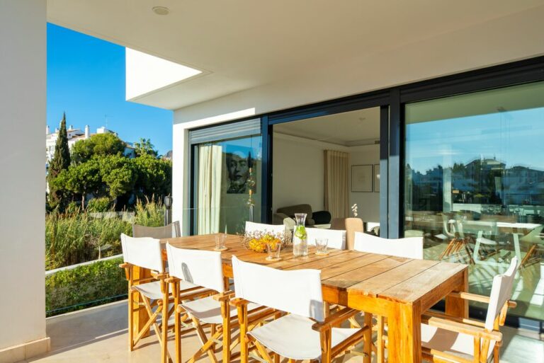 Outside dining table Villa Senses - Almodóvar Villas - Luxury homes to rent in Marbella