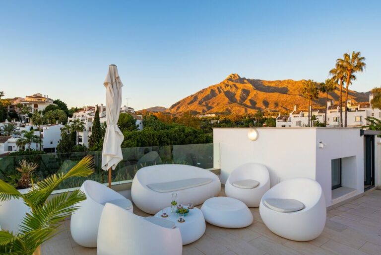 Roof terrace view Villa Senses