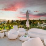 rooftop terrace sunset Marbella Senses - Marbella luxury villa rental